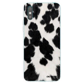 Picasee silikonska prozirna maskica za Xiaomi Redmi 9A - Black Moo