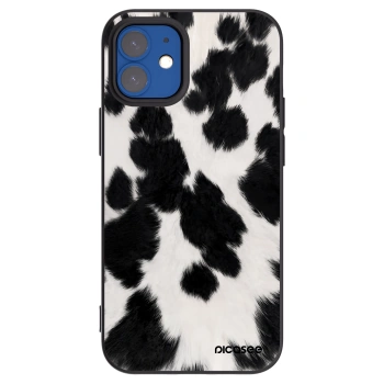 Picasee crna silikonska maskica za Apple iPhone 12 mini - Black Moo