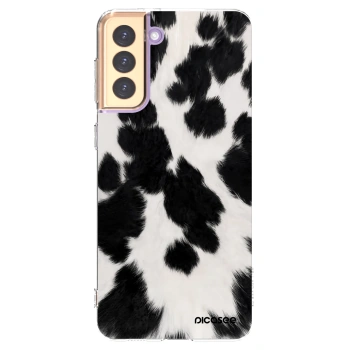 Picasee silikonska prozirna maskica za Samsung Galaxy S21+ 5G G996F - Black Moo