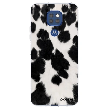 Picasee silikonska prozirna maskica za Motorola Moto G9 Play - Black Moo