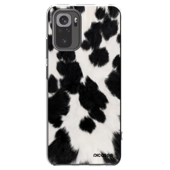 Picasee silikonska prozirna maskica za Xiaomi Redmi Note 10 - Black Moo