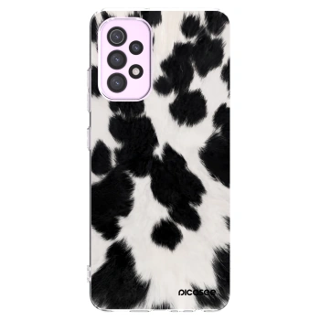 Picasee silikonska prozirna maskica za Samsung Galaxy A32 5G A326B - Black Moo