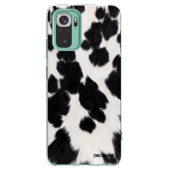 Picasee silikonska prozirna maskica za Xiaomi Redmi Note 10 Pro - Black Moo