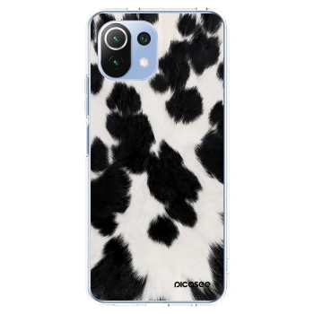 Picasee silikonska prozirna maskica za Xiaomi Mi 11 Lite - Black Moo