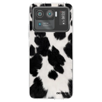 Picasee silikonska prozirna maskica za Xiaomi Mi 11 Ultra - Black Moo