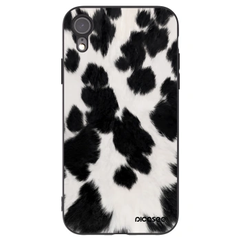 Picasee crna silikonska maskica za Apple iPhone XR - Black Moo