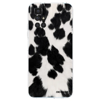 Picasee silikonska prozirna maskica za Xiaomi Redmi 10 - Black Moo