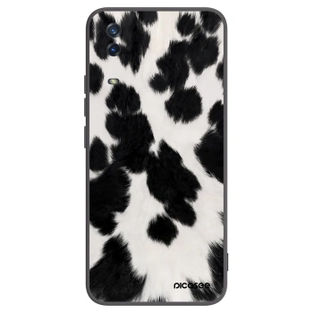 Picasee crna silikonska maskica za Vivo Y11s - Black Moo