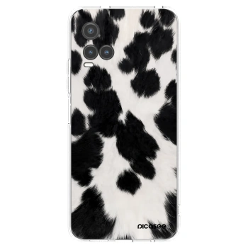 Picasee silikonska prozirna maskica za Vivo Y33s - Black Moo