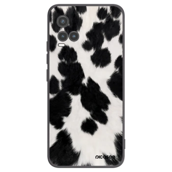 Picasee crna silikonska maskica za Vivo Y33s - Black Moo
