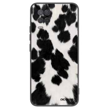 Picasee crna silikonska maskica za Realme 8 5G - Black Moo
