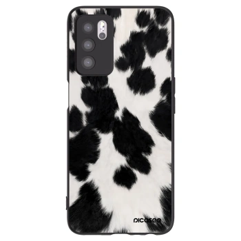 Picasee crna silikonska maskica za OPPO A16s - Black Moo