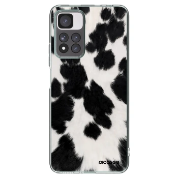 Picasee silikonska prozirna maskica za Xiaomi Redmi Note 11 Pro+ 5G - Black Moo