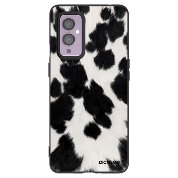 Picasee crna silikonska maskica za OnePlus 9 - Black Moo