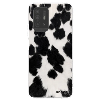 Picasee silikonska prozirna maskica za OPPO A94 5G - Black Moo