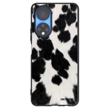Picasee crna silikonska maskica za Honor X7 - Black Moo
