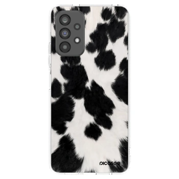 Picasee silikonska prozirna maskica za Samsung Galaxy A73 5G - Black Moo