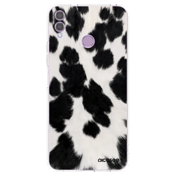 Picasee silikonska prozirna maskica za Honor 8X - Black Moo