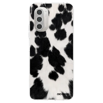 Picasee silikonska prozirna maskica za Motorola Moto G51 - Black Moo