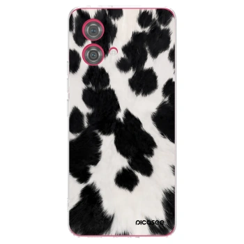 Picasee silikonska prozirna maskica za Motorola Moto G84 5G - Black Moo