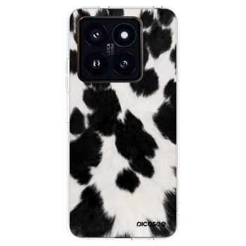 Picasee silikonska prozirna maskica za Xiaomi 14 Pro - Black Moo