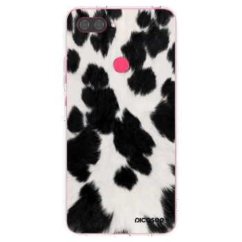 Picasee silikonska prozirna maskica za Xiaomi Mi 8 Lite - Black Moo