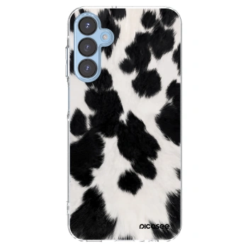 Picasee silikonska prozirna maskica za Samsung Galaxy A15 A156B 5G - Black Moo