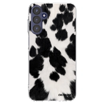 Picasee silikonska prozirna maskica za Samsung Galaxy A15 A155F 4G - Black Moo