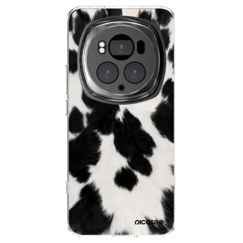 Picasee silikonska prozirna maskica za Honor Magic6 Pro - Black Moo