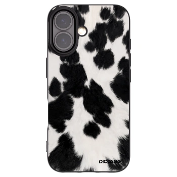 Picasee crna silikonska maskica za Apple iPhone 16 - Black Moo
