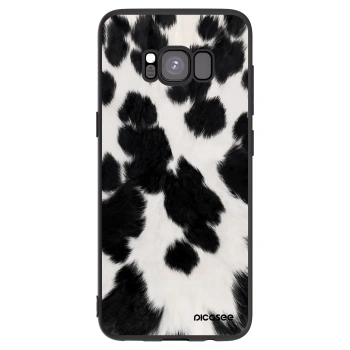 Picasee crna silikonska maskica za Samsung Galaxy S8 G950F - Black Moo