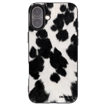 Picasee crna silikonska maskica za Apple iPhone 16 Plus - Black Moo