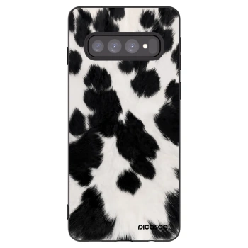 Picasee crna silikonska maskica za Samsung Galaxy S10 G973 - Black Moo