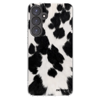 Picasee silikonska prozirna maskica za Samsung Galaxy S24 FE S721B - Black Moo