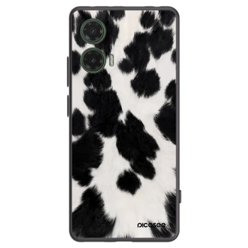 Picasee crna silikonska maskica za Motorola Moto G35 5G - Black Moo