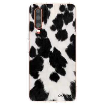 Picasee silikonska prozirna maskica za Huawei P30 - Black Moo