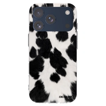 Picasee silikonska prozirna maskica za Apple iPhone 17 Pro - Black Moo