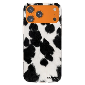 Picasee silikonska prozirna maskica za Apple iPhone 17 Pro Max - Black Moo