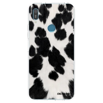 Picasee silikonska prozirna maskica za Huawei Y6 2019 - Black Moo