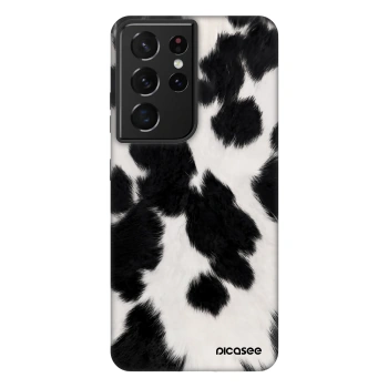 Picasee Fashion Case za Samsung Galaxy S21 Ultra 5G G998B - Black Moo