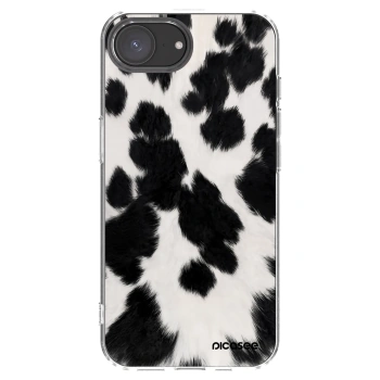 Picasee silikonska prozirna maskica za Apple iPhone 17e - Black Moo