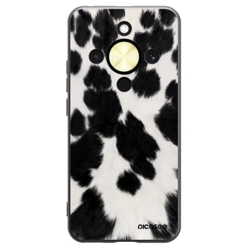 Picasee crna silikonska maskica za Honor Magic8 Lite 5G - Black Moo