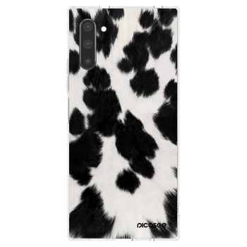 Picasee silikonska prozirna maskica za Samsung Galaxy Note 10 N970F - Black Moo