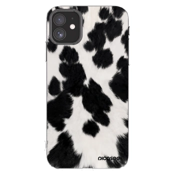 Picasee silikonska prozirna maskica za Apple iPhone 11 - Black Moo