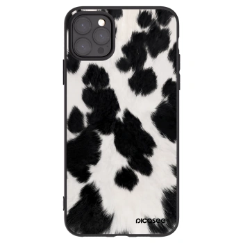 Picasee crna silikonska maskica za Apple iPhone 11 Pro Max - Black Moo