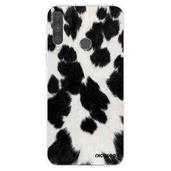 Picasee silikonska prozirna maskica za Huawei P40 Lite E - Black Moo