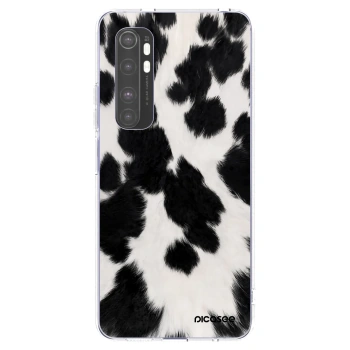Picasee silikonska prozirna maskica za Xiaomi Mi Note 10 Lite - Black Moo