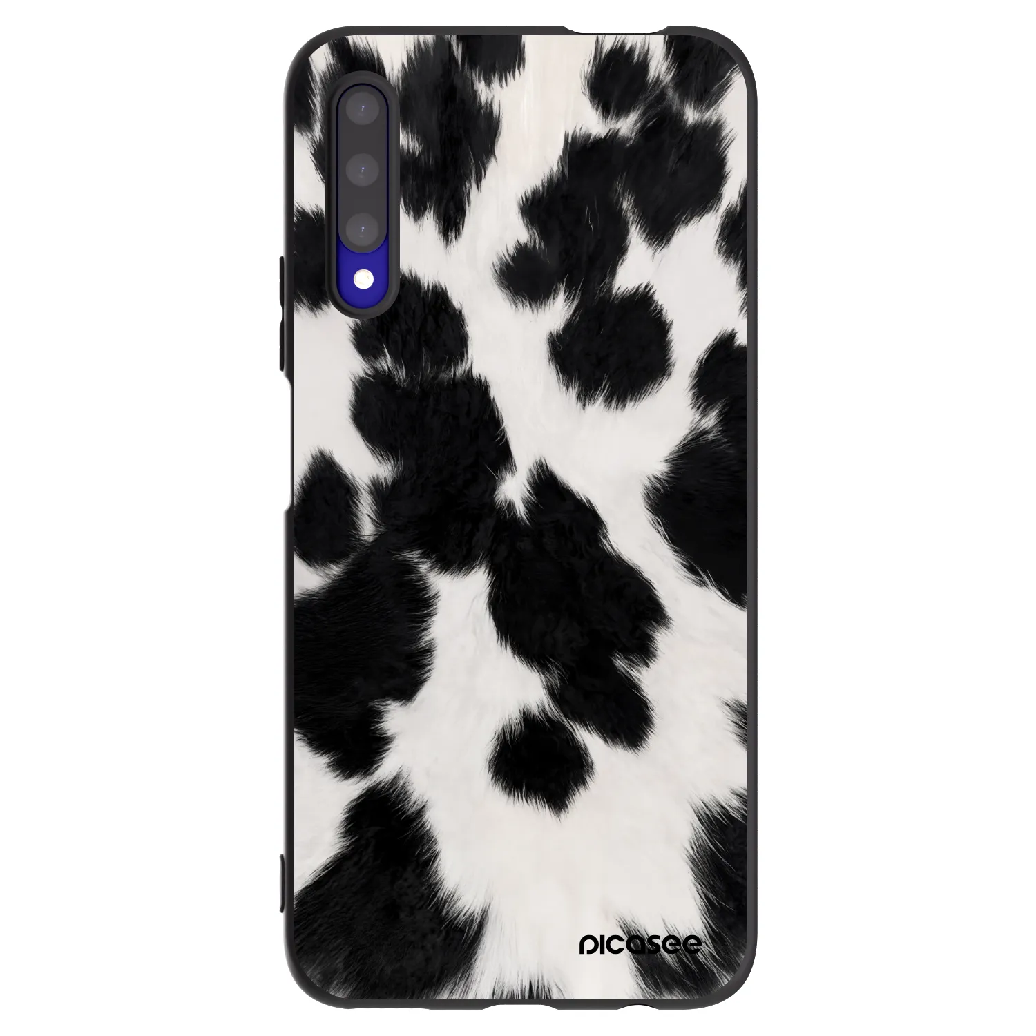 Picasee crna silikonska maskica za Honor 9X Pro - Black Moo