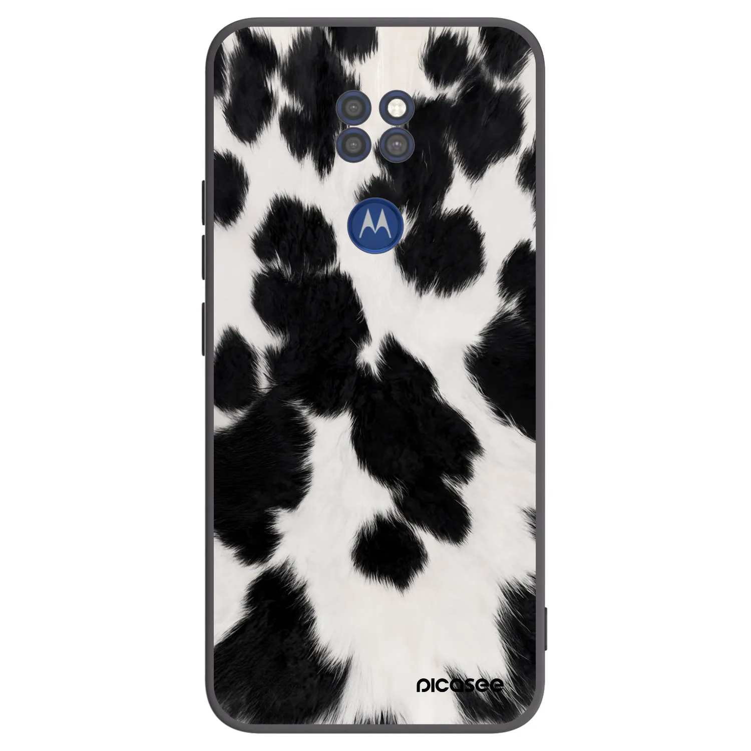Picasee crna silikonska maskica za Motorola Moto G9 Play - Black Moo
