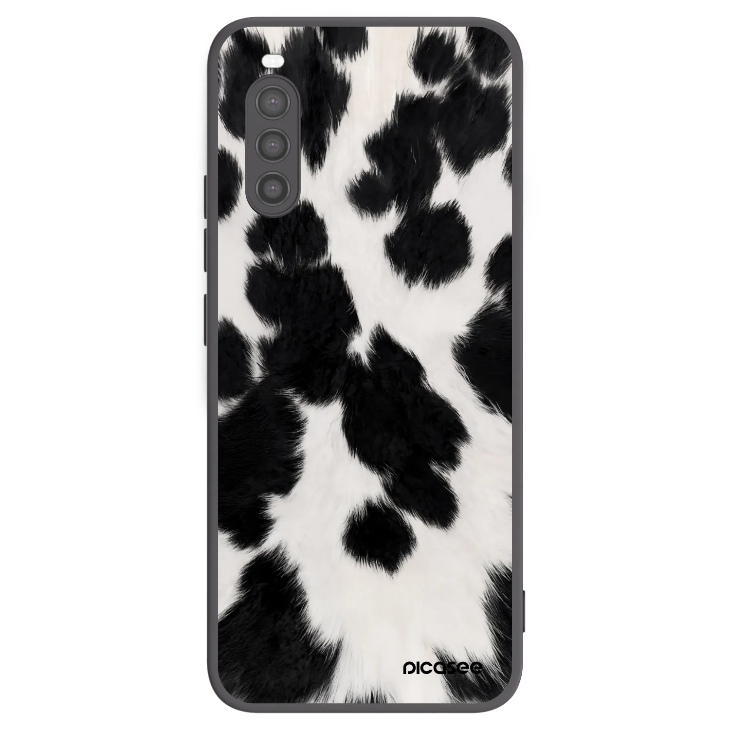 Picasee crna silikonska maskica za Sony Xperia 10 II - Black Moo